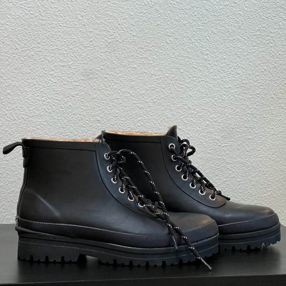 Chooka Fur Lined Rubber Boots 8